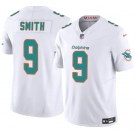 Men's Miami Dolphins #9 Jonnu Smith White 2024 F.U.S.E Vapor Limited Stitched Football Jersey
