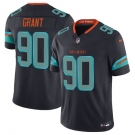 Men's Miami Dolphins #90 Kenneth Grant Black 2025 F.U.S.E. “Rivalries” Vapor Limited Football Stitched Jersey