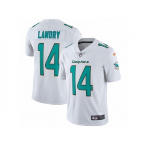 Men's Nike Miami Dolphins #14 Jarvis Landry Vapor Untouchable Limited White NFL Jersey