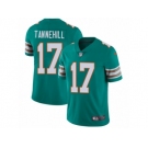 Men's Nike Miami Dolphins #17 Ryan Tannehill Vapor Untouchable Limited Aqua Green Alternate NFL Jersey