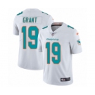 Men's Nike Miami Dolphins #19 Jakeem Grant White Vapor Untouchable Limited Player NFL Jersey