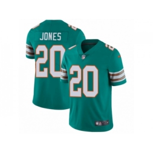 Men's Nike Miami Dolphins #20 Reshad Jones Vapor Untouchable Limited Aqua Green Alternate NFL Jersey