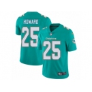 Men's Nike Miami Dolphins #25 Xavien Howard Vapor Untouchable Limited Aqua Green Team Color NFL Jersey