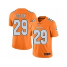 Men's Nike Miami Dolphins #29 Arian Foster Limited Orange Rush NFL Jersey