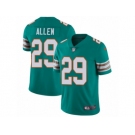 Men's Nike Miami Dolphins #29 Nate Allen Vapor Untouchable Limited Aqua Green Alternate NFL Jersey