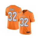 Men's Nike Miami Dolphins #32 Kenyan Drake Limited Orange Rush NFL Jersey