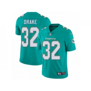 Men's Nike Miami Dolphins #32 Kenyan Drake Vapor Untouchable Limited Aqua Green Team Color NFL Jersey