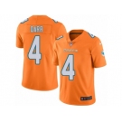 Men's Nike Miami Dolphins #4 Matt Darr Limited Orange Rush NFL Jersey