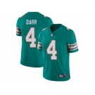 Men's Nike Miami Dolphins #4 Matt Darr Vapor Untouchable Limited Aqua Green Alternate NFL Jersey