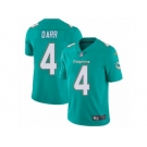 Men's Nike Miami Dolphins #4 Matt Darr Vapor Untouchable Limited Aqua Green Team Color NFL Jersey