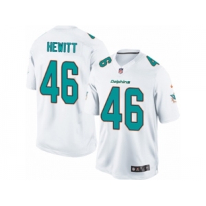 Men's Nike Miami Dolphins #46 Neville Hewitt Limited White NFL Jersey