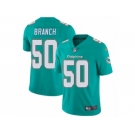 Men's Nike Miami Dolphins #50 Andre Branch Vapor Untouchable Limited Aqua Green Team Color NFL Jersey