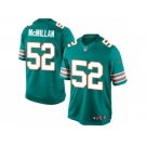 Men's Nike Miami Dolphins #52 Raekwon McMillan Limited Aqua Green Alternate NFL Jersey