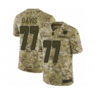 Men's Nike Miami Dolphins #77 Jesse Davis Limited Camo 2018 Salute to Service NFL Jersey