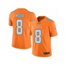 Men's Nike Miami Dolphins #8 Matt Moore Limited Orange Rush NFL Jersey