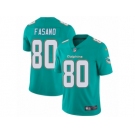 Men's Nike Miami Dolphins #80 Anthony Fasano Vapor Untouchable Limited Aqua Green Team Color NFL Jersey