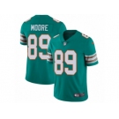 Men's Nike Miami Dolphins #89 Nat Moore Vapor Untouchable Limited Aqua Green Alternate NFL Jersey