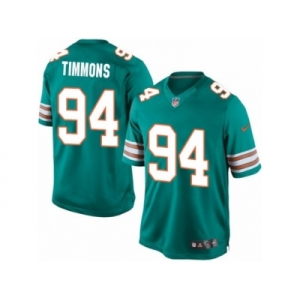 Men's Nike Miami Dolphins #94 Lawrence Timmons Limited Aqua Green Alternate NFL Jersey