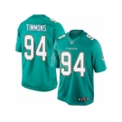 Men's Nike Miami Dolphins #94 Lawrence Timmons Limited Aqua Green Team Color NFL Jersey