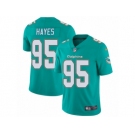 Men's Nike Miami Dolphins #95 William Hayes Vapor Untouchable Limited Aqua Green Team Color NFL Jersey