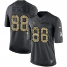 Nike Dolphins #88 Mike Gesicki Black Men's Stitched NFL Limited 2016 Salute to Service Jersey