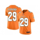 Nike Miami Dolphins #29 Minkah Fitzpatrick Orange Men Stitched NFL Limited Rush Jersey