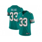 Nike Miami Dolphins #33 Kalen Ballage Aqua Green Alternate Men Stitched NFL Vapor Untouchable Limited Jersey