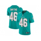 Nike Miami Dolphins #46 Durham Smythe Aqua Green Team Color Men Stitched NFL Vapor Untouchable Limited Jersey