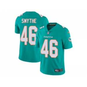 Nike Miami Dolphins #46 Durham Smythe Aqua Green Team Color Men Stitched NFL Vapor Untouchable Limited Jersey