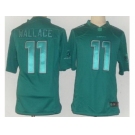 nike nfl jerseys miami dolphins #11 mike wallace green [Drenched Limited]