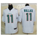 nike nfl jerseys miami dolphins #11 wallace white[nike limited]