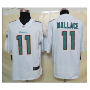 nike nfl jerseys miami dolphins #11 wallace white[nike limited]