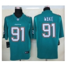 nike nfl jerseys miami dolphins #91 wake green[new nike limited]