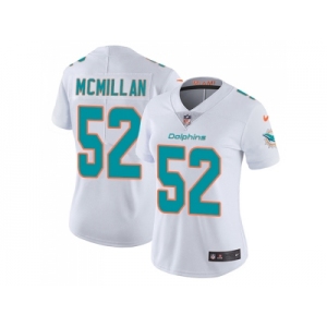 Women Nike Miami Dolphins #52 Raekwon McMillan White Stitched NFL Vapor Untouchable Limited Jersey