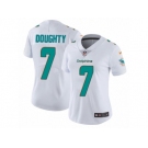 Women Nike Miami Dolphins #7 Brandon Doughty White Vapor Untouchable Limited Player NFL Jersey