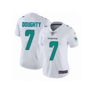 Women Nike Miami Dolphins #7 Brandon Doughty White Vapor Untouchable Limited Player NFL Jersey