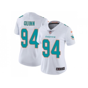 Women Nike Miami Dolphins #94 Robert Quinn White Stitched NFL Vapor Untouchable Limited Jersey