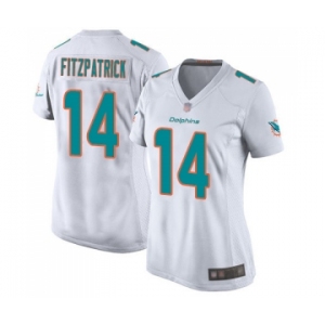 Women's Miami Dolphins #14 Ryan Fitzpatrick Game White Football Jersey