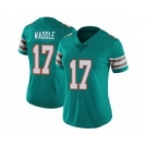 Women's Miami Dolphins #17 Jaylen Waddle Vapor Untouchable Stitched Jersey