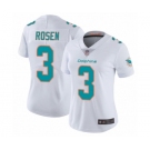 Women's Miami Dolphins #3 Josh Rosen White Vapor Untouchable Limited Player Football Jersey