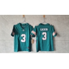 Women's Miami Dolphins #3 Myles Gaskin Aqua 2024 F.U.S.E Vapor Untouchable Stitched Jersey