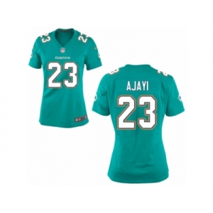 Women's Nike Dolphins #23 Jay Ajayi Aqua Green Team Color Stitched NFL Limited Jersey