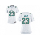 Women's Nike Dolphins #23 Jay Ajayi White Stitched NFL Limited Jersey