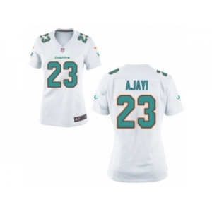 Women's Nike Dolphins #23 Jay Ajayi White Stitched NFL Limited Jersey