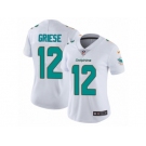 Women's Nike Miami Dolphins #12 Bob Griese Vapor Untouchable Limited White NFL Jersey