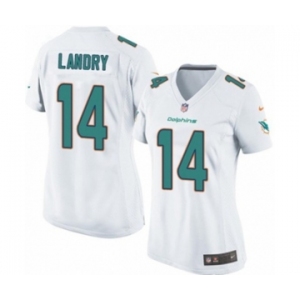 Women's Nike Miami Dolphins #14 Jarvis Landry Game White NFL Jersey