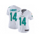 Women's Nike Miami Dolphins #14 Jarvis Landry Vapor Untouchable Limited White NFL Jersey