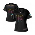 Women's Nike Miami Dolphins #19 Jakeem Grant Game Black Fashion NFL Jersey