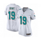 Women's Nike Miami Dolphins #19 Jakeem Grant Game White NFL Jersey