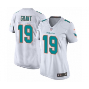 Women's Nike Miami Dolphins #19 Jakeem Grant Game White NFL Jersey